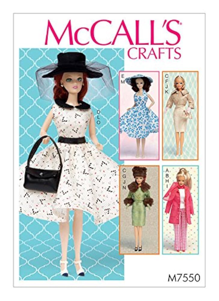 Amazon | 【McCall】バービーやジェニーなど 29cmドール用
